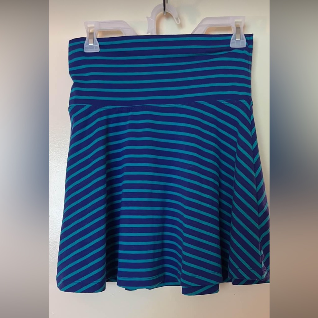 Striped No Boundaries Flare Mini Skirt